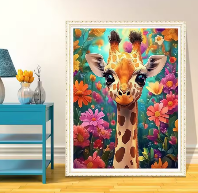 Petite Girafe Fleurie